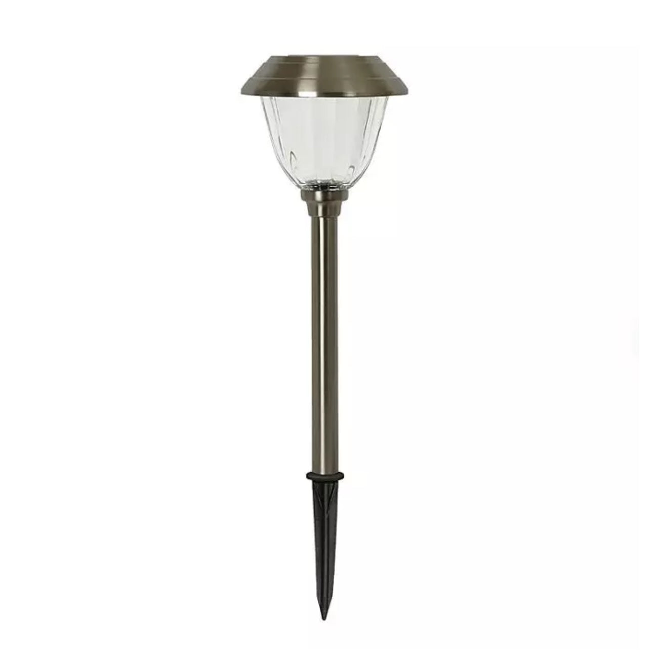 Lot de 10 lampes solaires LED Lighteme pour allées d'extérieur, acier inoxydable, 15 lumens (argent)