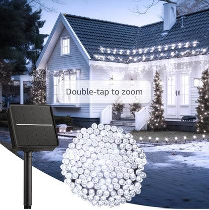 Lighteme 33Ft Solar Led string light 100LED Light-Green Wire