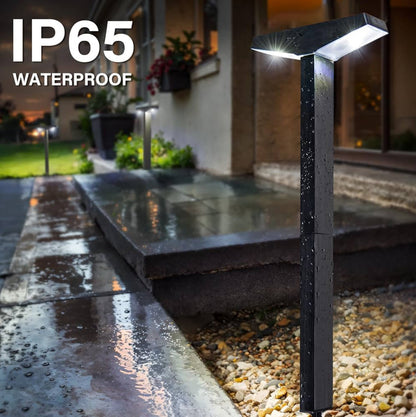 Lighteme Solar Moderne Wegeleuchten, 6er-Pack -15 Lumen 