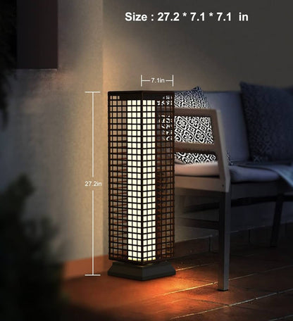 Lighteme 28’ Outdoor Solar Floor Lamp with 2 Lighting Modes
