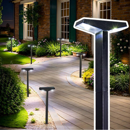Lighteme Solar Moderne Wegeleuchten, 6er-Pack -15 Lumen 