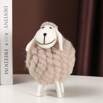 Décorations de moutons en peluche amusantes Lighteme
