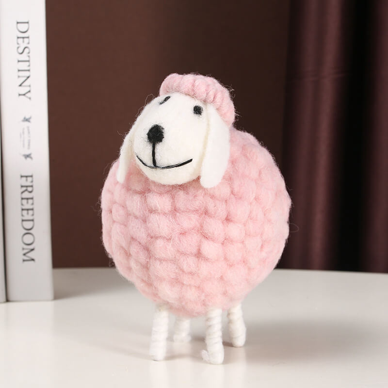 Décorations de moutons en peluche amusantes Lighteme