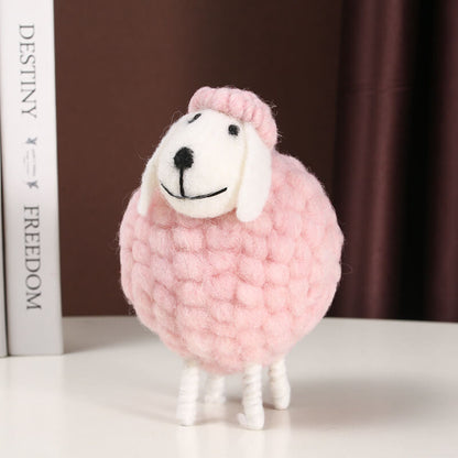 Décorations de moutons en peluche amusantes Lighteme