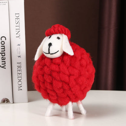 Décorations de moutons en peluche amusantes Lighteme