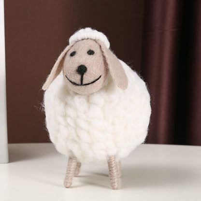 Décorations de moutons en peluche amusantes Lighteme