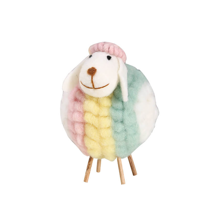 Décorations de moutons en peluche amusantes Lighteme