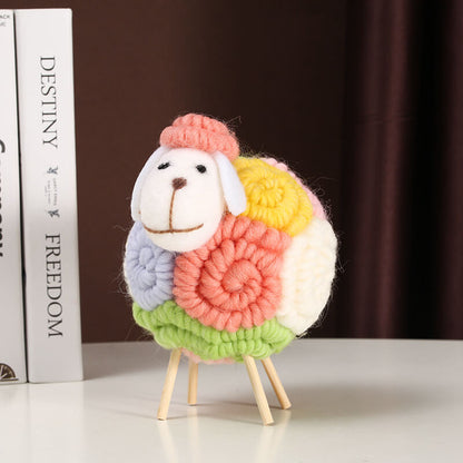Décorations de moutons en peluche amusantes Lighteme