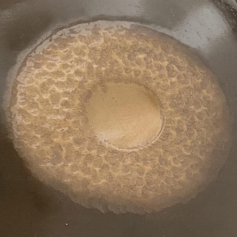 Sun God Handgefertigte, hämmernde F3 Handpan aus Nitridstahl mit 10/11 Noten Musikinstrument Hang Drum
