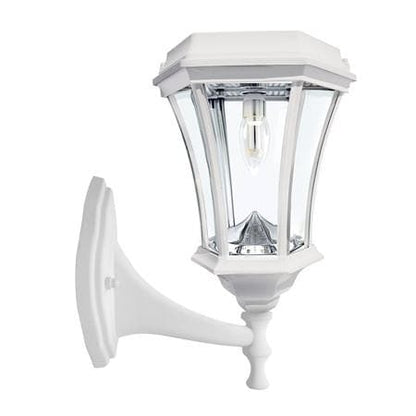 Lighteme White Solar Lamp Post Lights - Bulb Solar Lamp