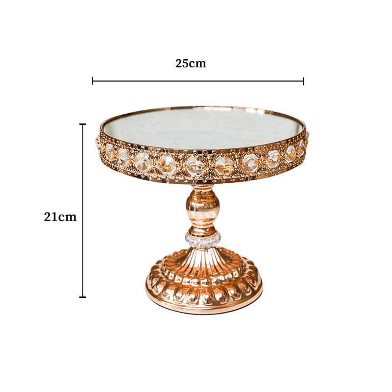 Lighteme Gilt Crystal Dessert Stand