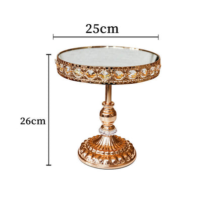 Lighteme Gilt Crystal Dessert Stand