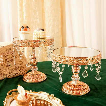 Lighteme Gilt Crystal Dessert Stand