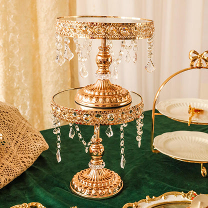 Lighteme Gilt Crystal Dessert Stand