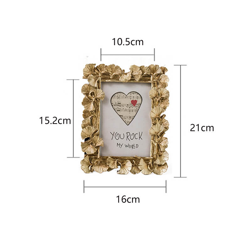 Lighteme Ginkgo Leaf Resin Photo Frame