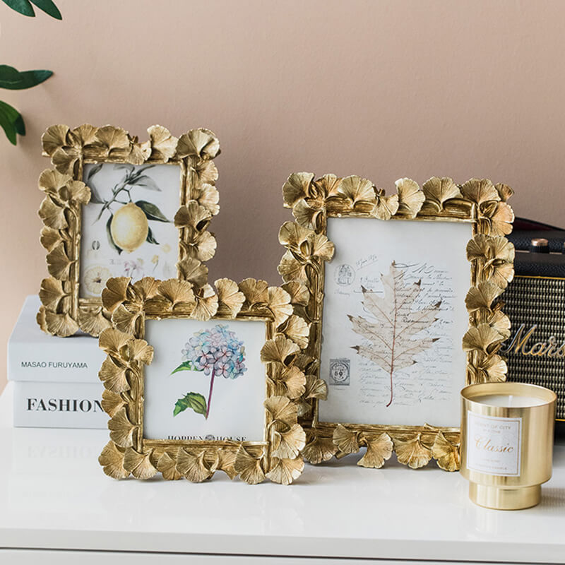 Lighteme Ginkgo Leaf Resin Photo Frame