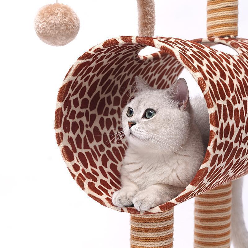 Lighteme Giraffe Pet Climbing Frame Cat Tree