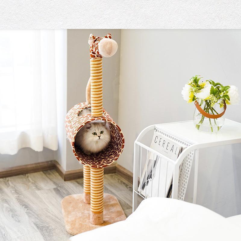 Lighteme Giraffe Pet Climbing Frame Cat Tree