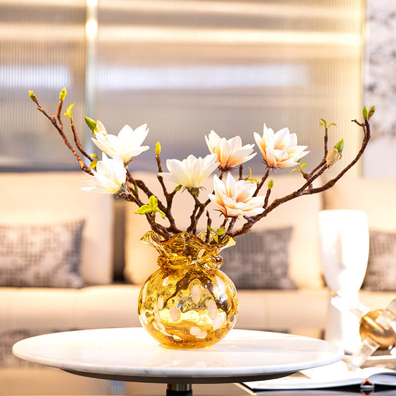 Vase porte-bonheur émaillé Lighteme