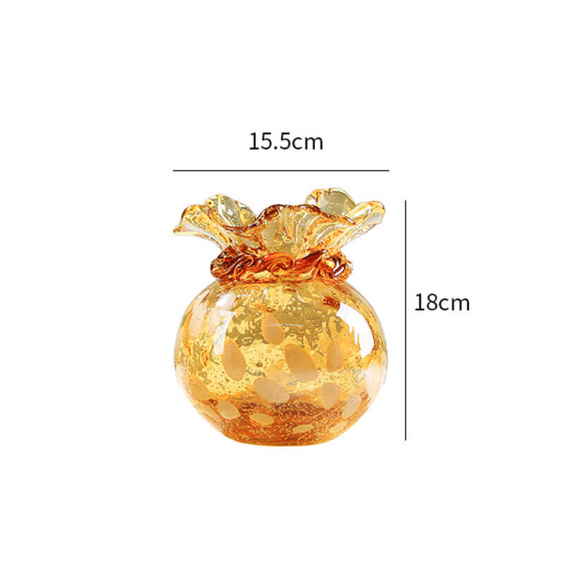 Vase porte-bonheur émaillé Lighteme