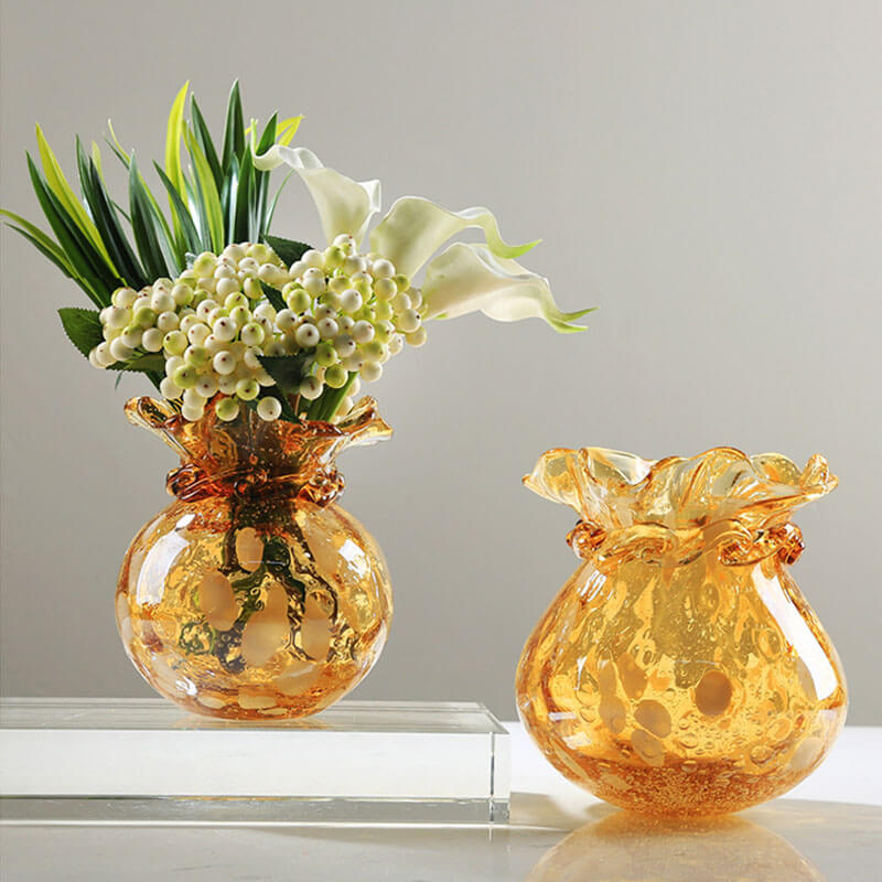 Vase porte-bonheur émaillé Lighteme