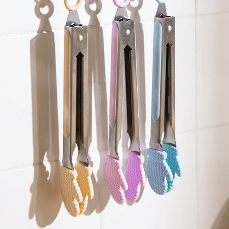 Lighteme Glove Shaped Silicone Baking Tongs