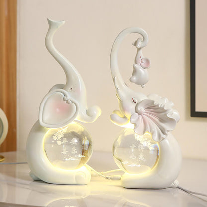 Lighteme Luminous Crystal Elephant Lamp