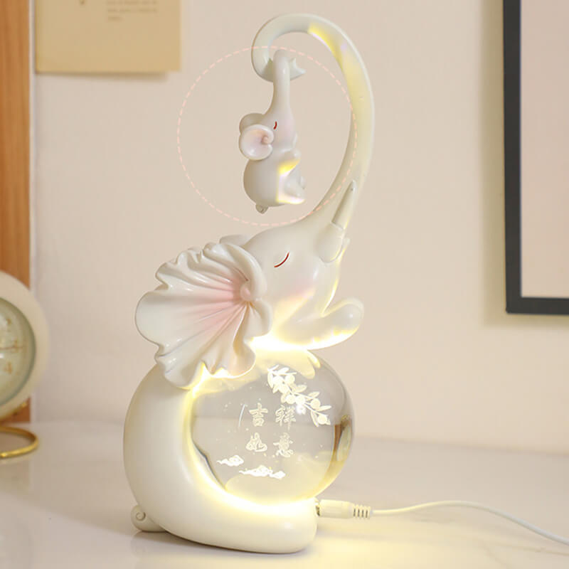 Lighteme Luminous Crystal Elephant Lamp