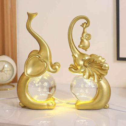 Lighteme Luminous Crystal Elephant Lamp