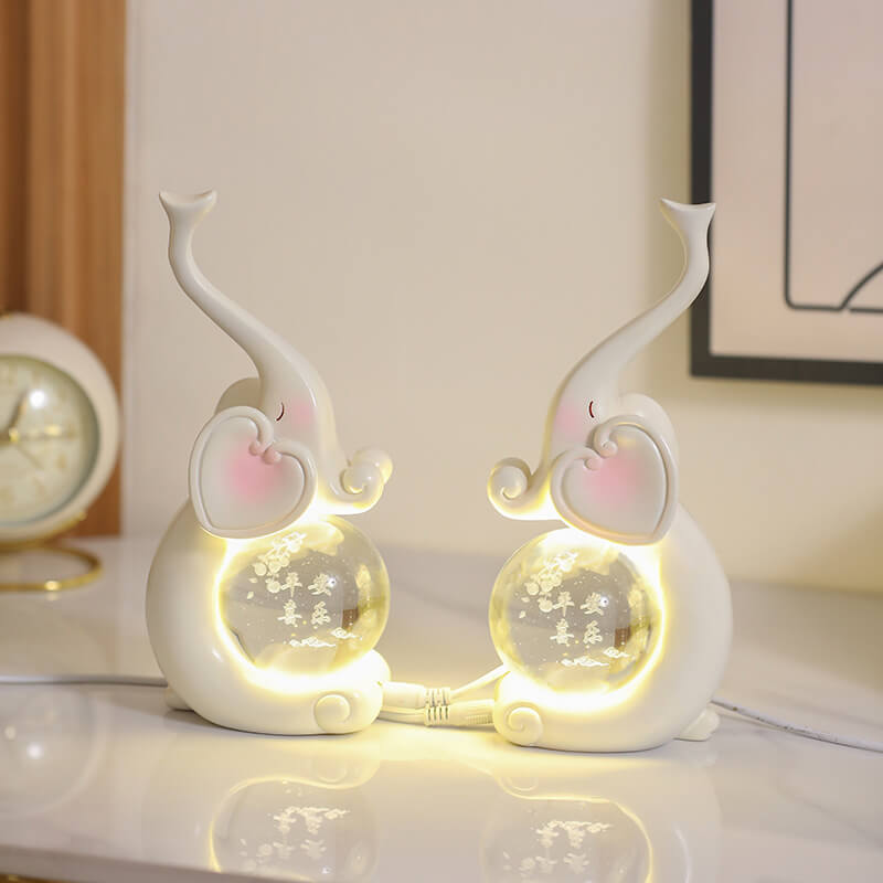 Lighteme Luminous Crystal Elephant Lamp