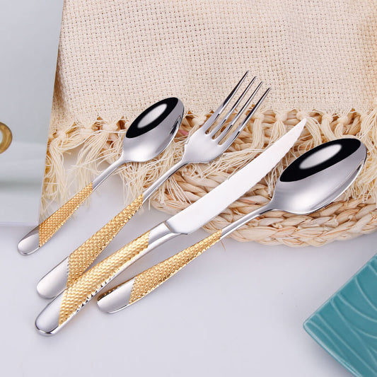 Service de table Lighteme Light Luxury Gold 4 pièces