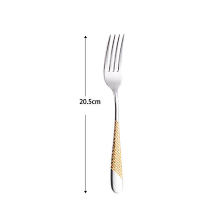 Lighteme Light Luxury Gold Tableware 4pcs Set