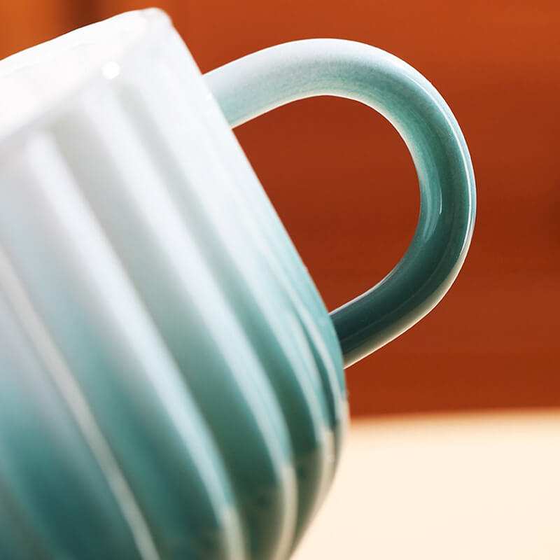 Lighteme Gradient Glass Cup and Saucer