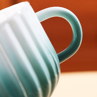 Lighteme Gradient Glass Cup and Saucer