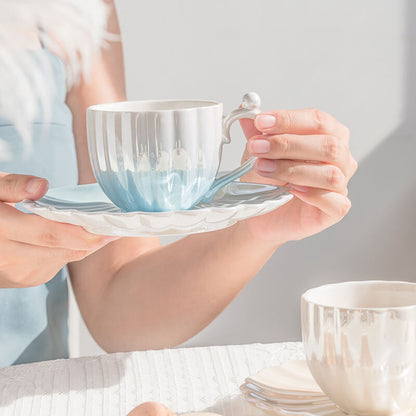 Tasse et soucoupe Lighteme Gradient Pearl Shell