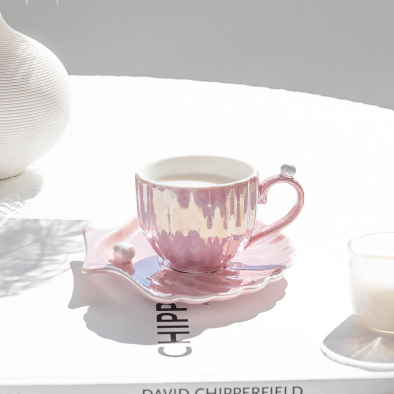 Tasse et soucoupe Lighteme Gradient Pearl Shell