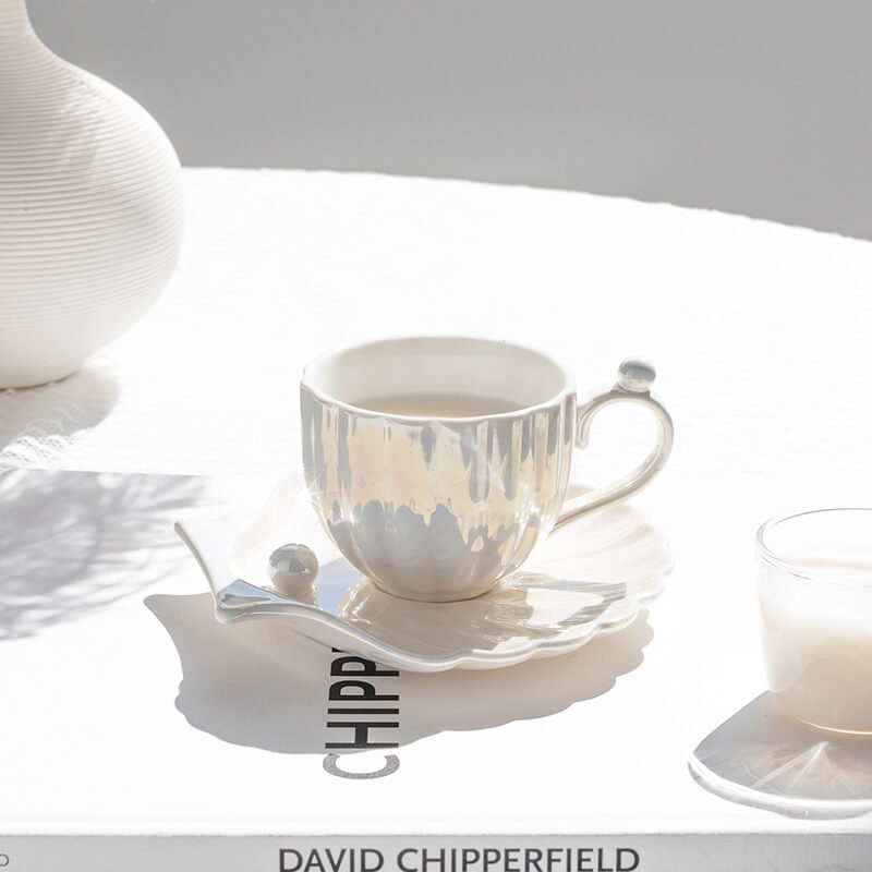 Tasse et soucoupe Lighteme Gradient Pearl Shell