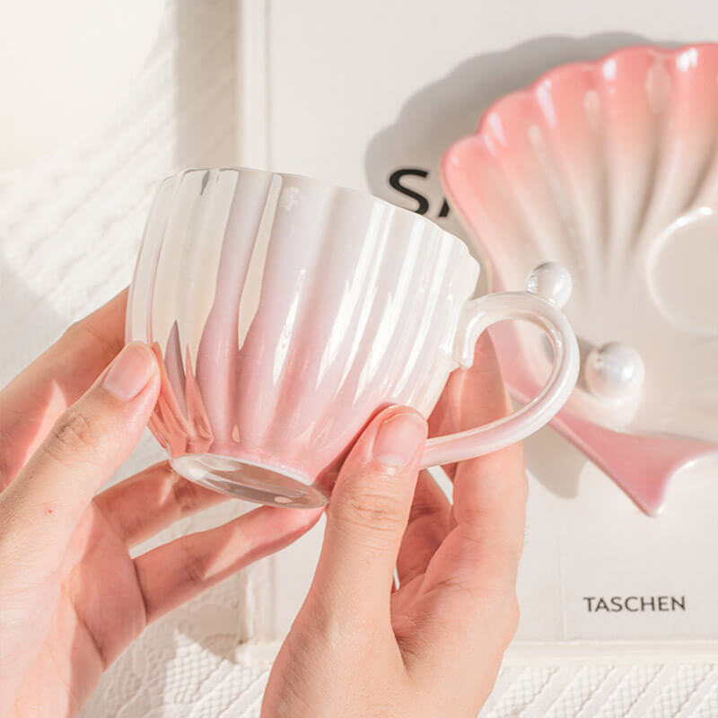 Tasse et soucoupe Lighteme Gradient Pearl Shell