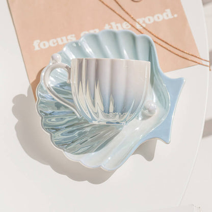 Tasse et soucoupe Lighteme Gradient Pearl Shell