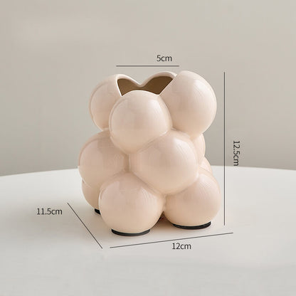 Lighteme Grape Ball Ceramic Vase