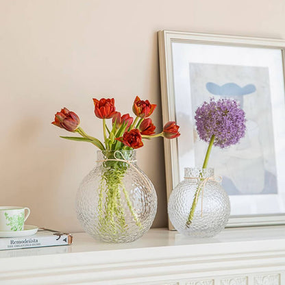 Lighteme Green Ice Pattern Ball Vase