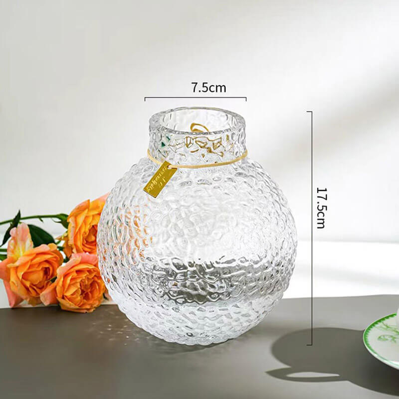 Lighteme Green Ice Pattern Ball Vase