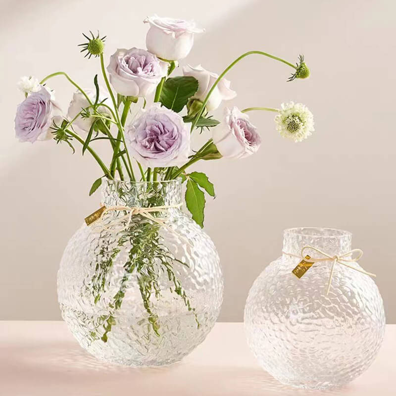 Lighteme Green Ice Pattern Ball Vase