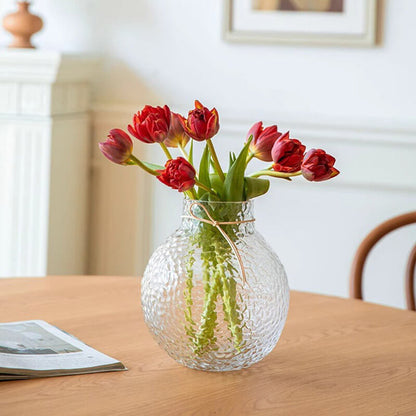 Lighteme Green Ice Pattern Ball Vase