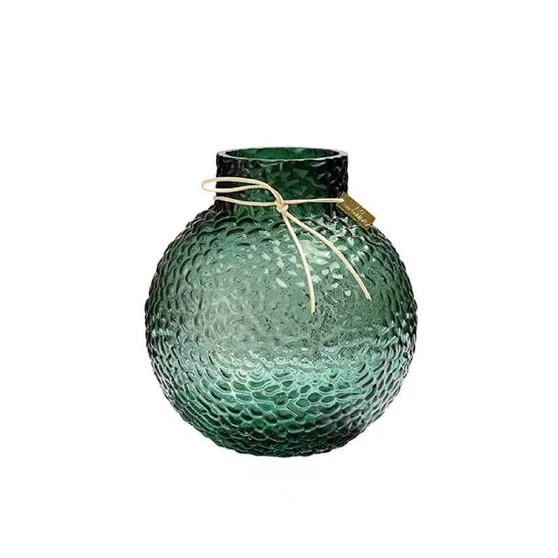 Lighteme Green Ice Pattern Ball Vase