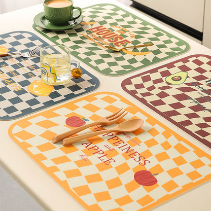 Set de table en cuir Lighteme Grid