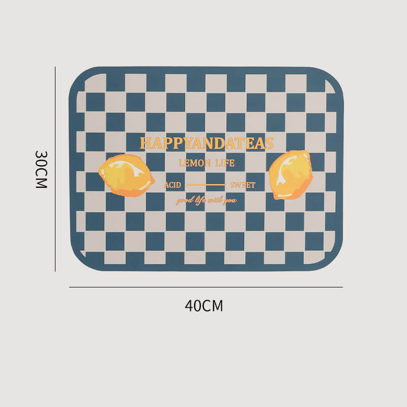 Set de table en cuir Lighteme Grid