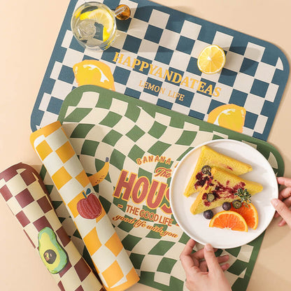 Set de table en cuir Lighteme Grid