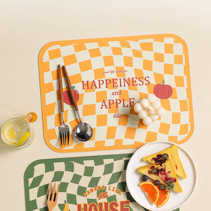 Set de table en cuir Lighteme Grid