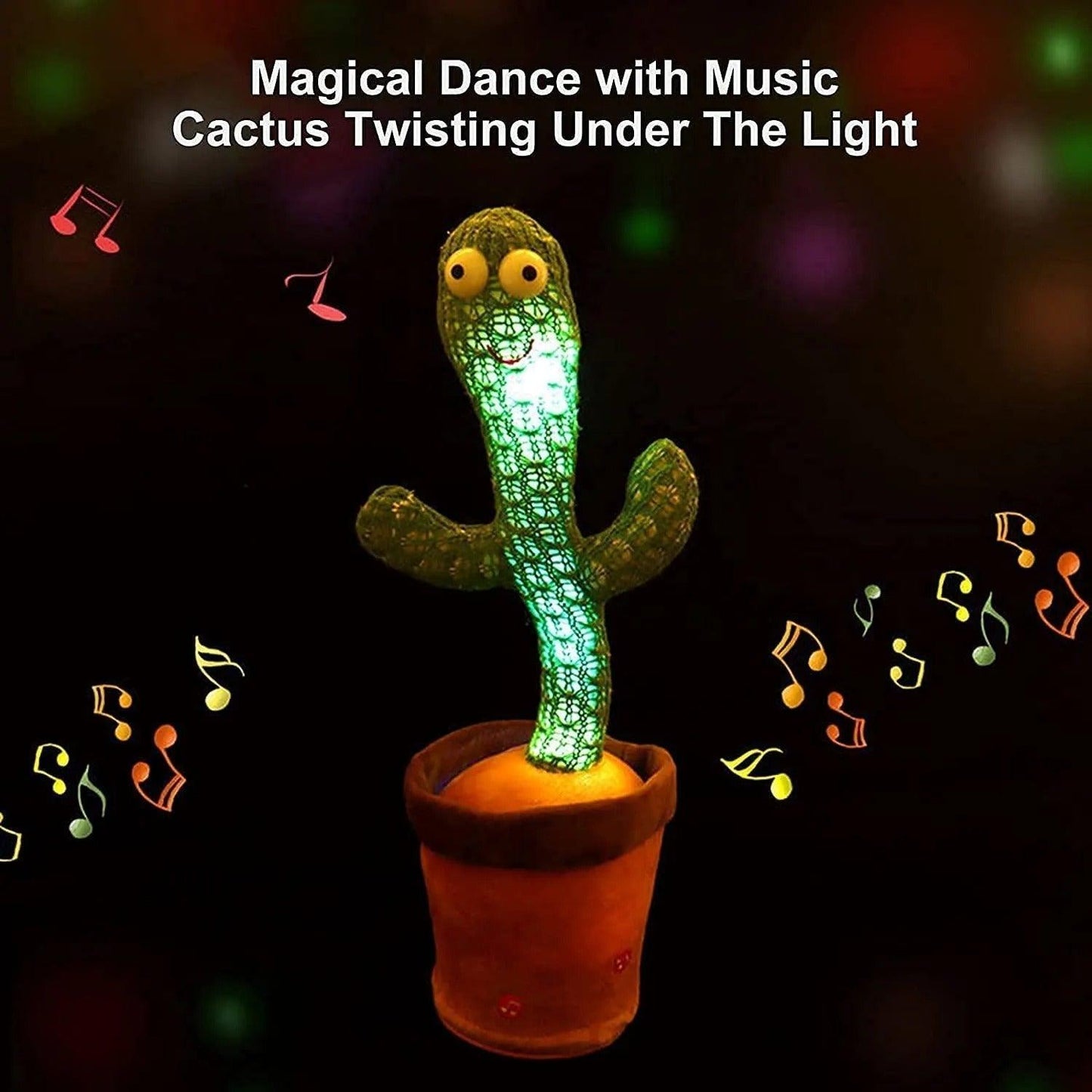 Lighteme Singendes, tanzendes und sprechendes Kaktusspielzeug